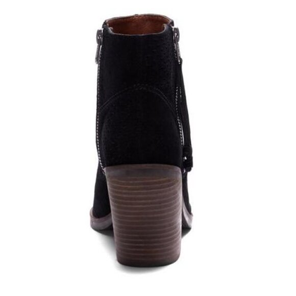 W338 Lucky Brand Block-Heel Ankle Boots - 7 M - Picture 3 of 5